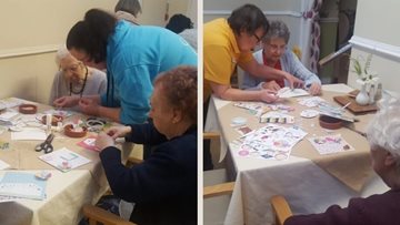 Cradley Heath care home Residents get crafty